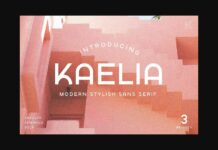 Kaelia Font Poster 1