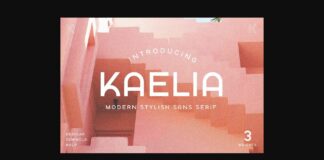 Kaelia Font Poster 1