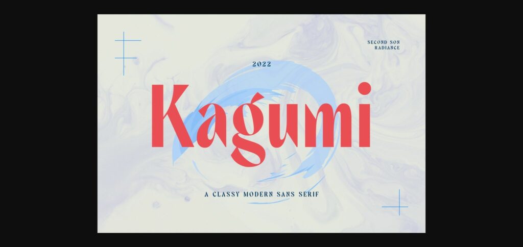 Kagumi Font Poster 3