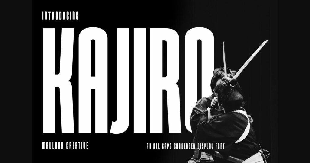 Kajiro Font Poster 3