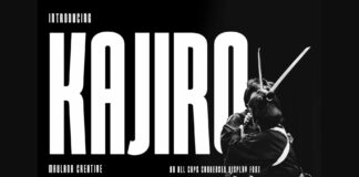 Kajiro Font Poster 1