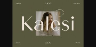 Kalesi Font Poster 1