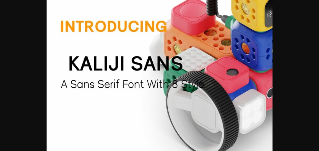 Kaliji Sans Font Poster 3