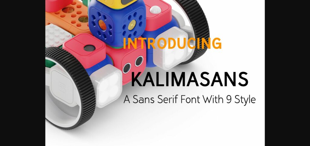 Kalimasans Font Poster 3