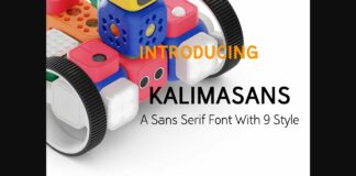 Kalimasans Font Poster 1