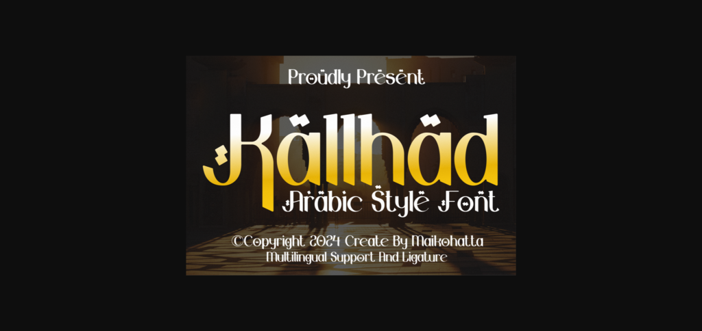 Kallhad Font Poster 3