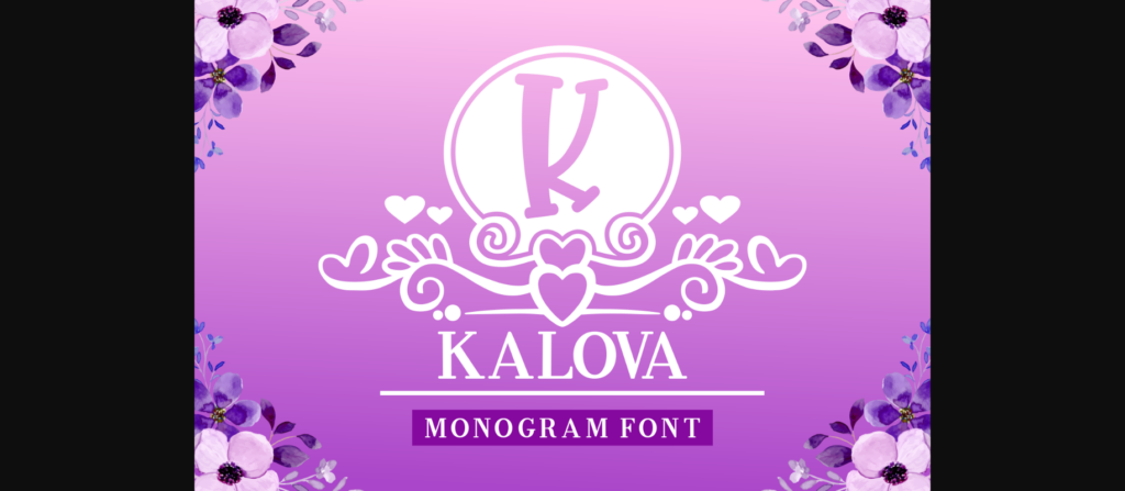 Kalova Font Poster 3