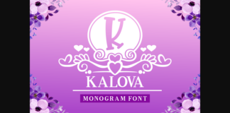 Kalova Font Poster 1