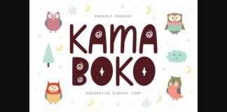 Kamaboko Font Poster 1