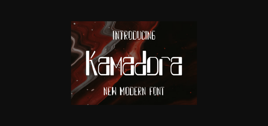 Kamadora Font Poster 4