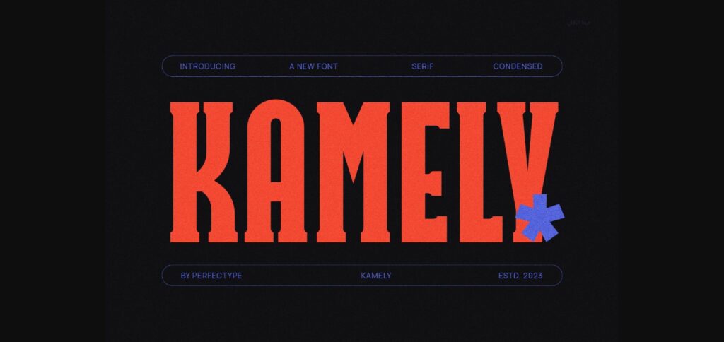 Kamely Font Poster 3