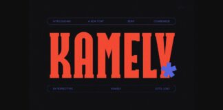 Kamely Font Poster 1