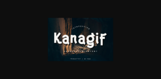 Kanagif Font Poster 1