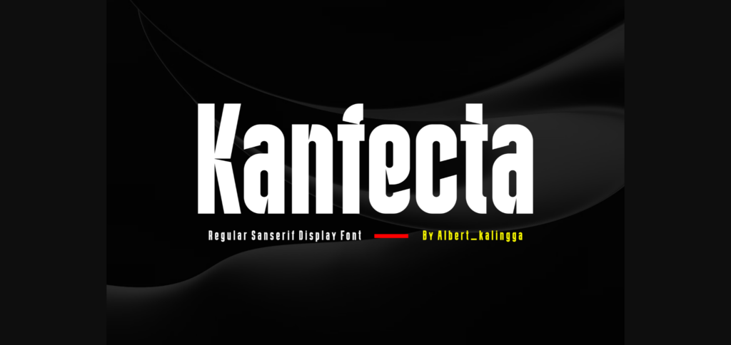 Kanfecta Font Poster 3