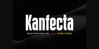 Kanfecta Font Poster 1