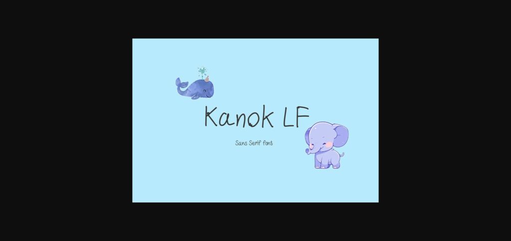 Kanok Lf Font Poster 3