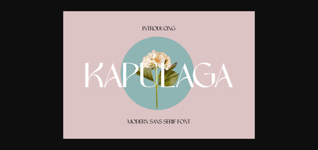 Kapulaga Font Poster 3