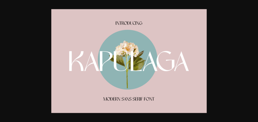 Kapulaga Font Poster 3