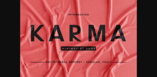 Karma Font Poster 1