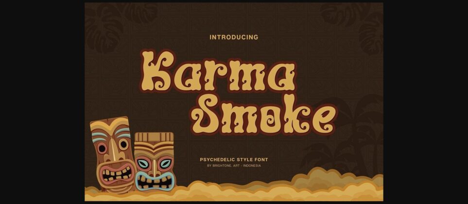 Karma Smoke Font Poster 3