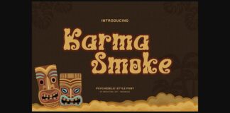 Karma Smoke Font Poster 1