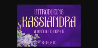 Kassiandra Font Poster 1