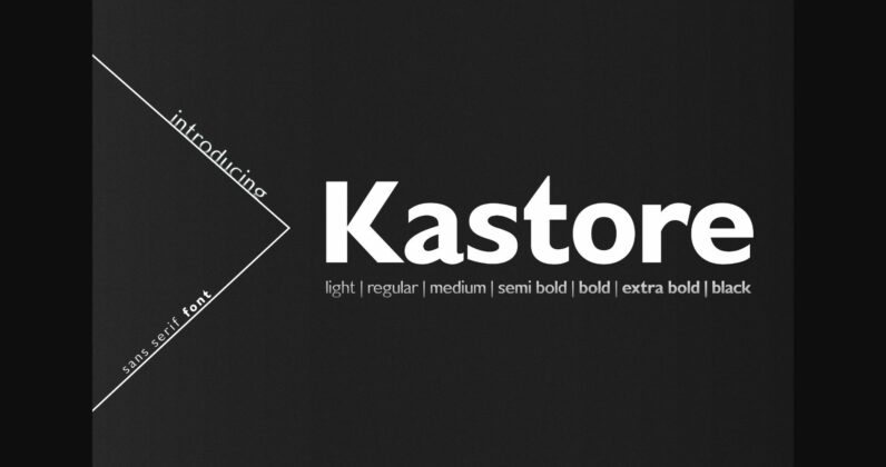 Kastore Font Poster 1