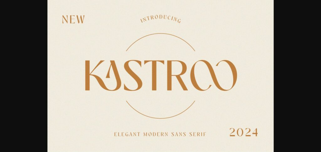 Kastroo Font Poster 3