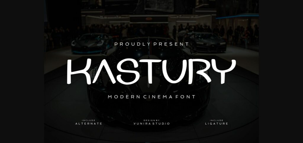 Kastury Font Poster 3