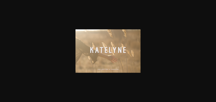 Katelyne Font Poster 3