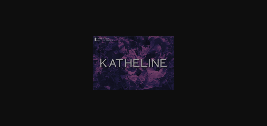 Katheline Font Poster 1