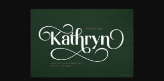 Kathryn Font Poster 1