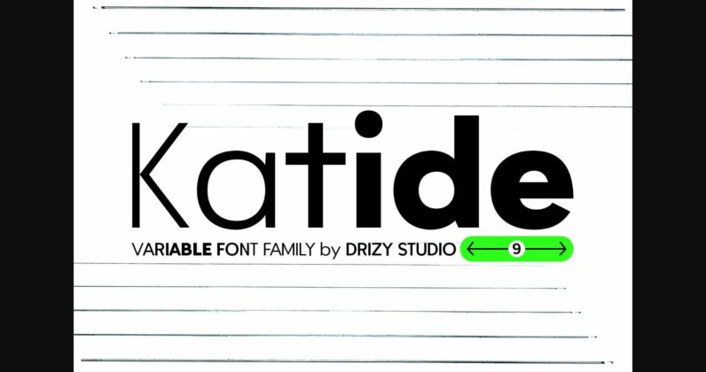 Katide Font Poster 1