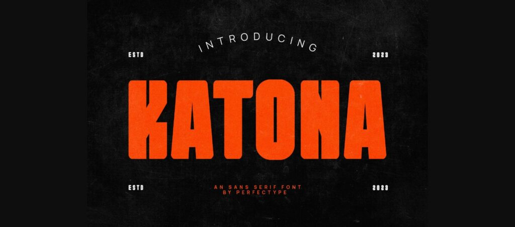 Katona Font Poster 1