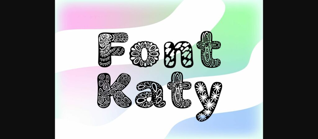 Katy Font Poster 1