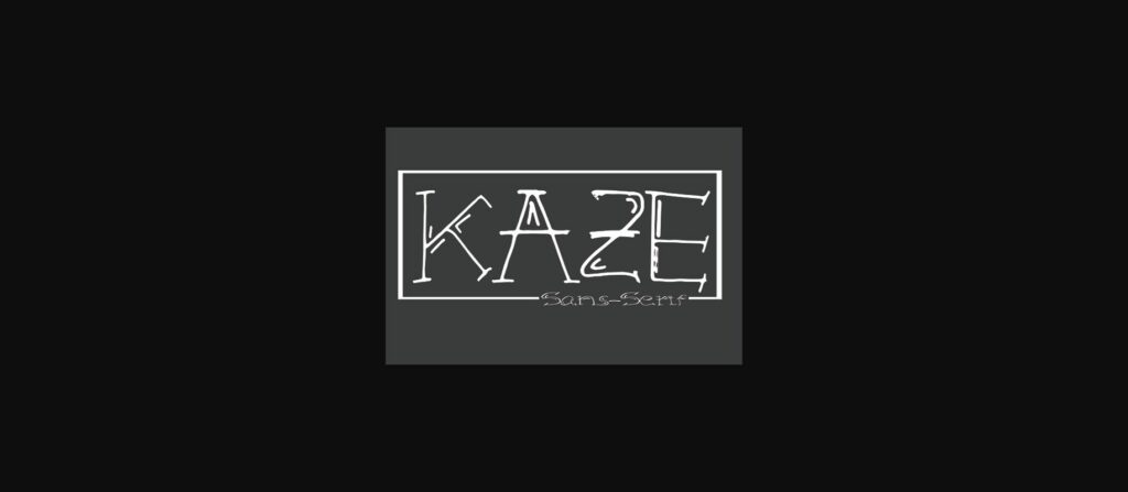 Kaze Font Poster 1