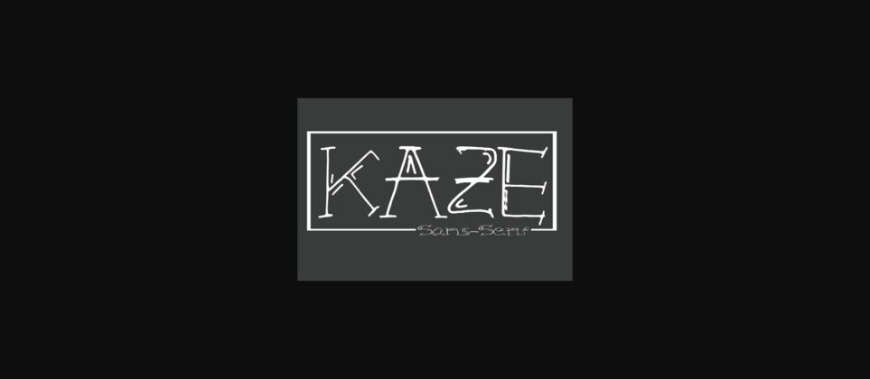 Kaze Font Poster 3