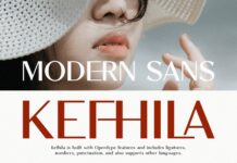 Kefhila Font Poster 1