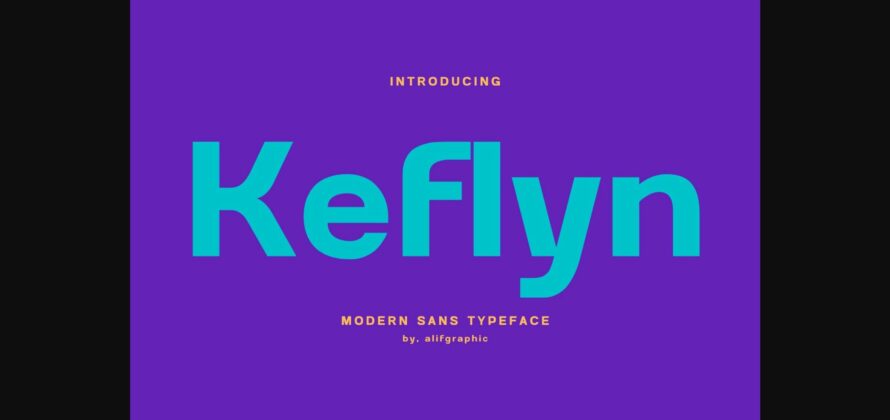 Keflyn Font Poster 3