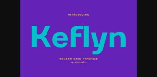 Keflyn Font Poster 1