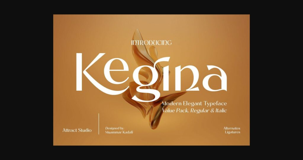 Kegina Font Poster 1