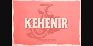 Kehenir Font Poster 1