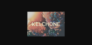 Kelchone Font Poster 1