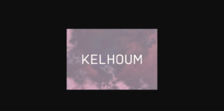 Kelhoum Font Poster 1