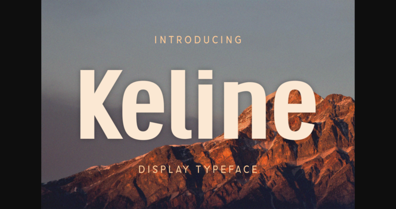 Keline Font Poster 3