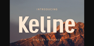 Keline Font Poster 1