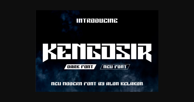 Kengosir Font Poster 3