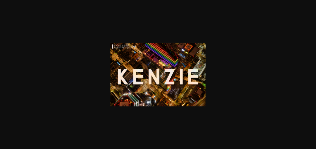 Kenzie Font Poster 1