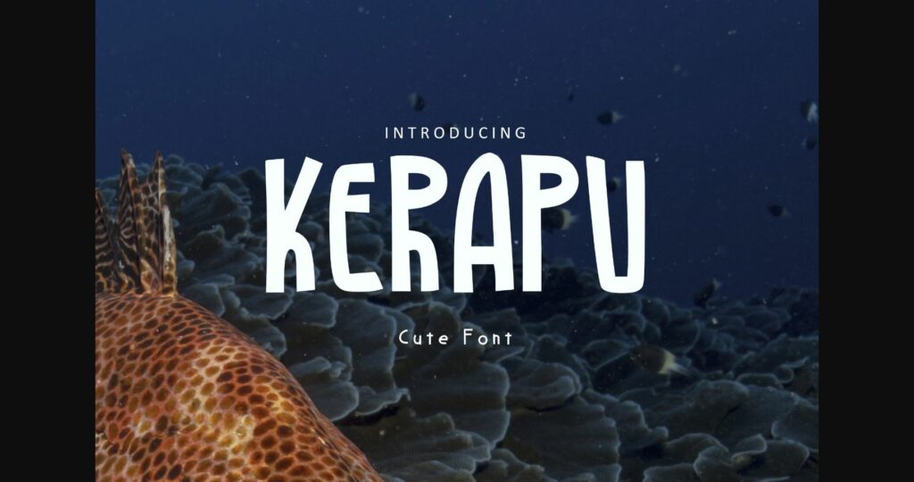 Kerapu Font Poster 1