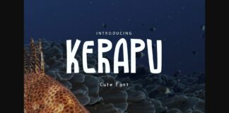 Kerapu Font Poster 1